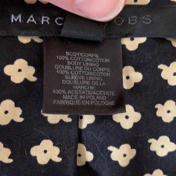 MARC JACOBS Jacket Retro Glam Bronze Metallic Cropped Career - Picture 14 of 15